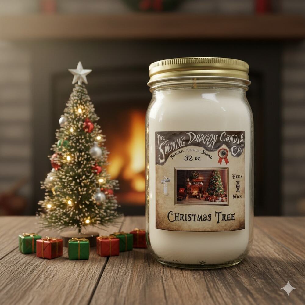 Christmas Tree - 32 oz Coconut Wax Candle